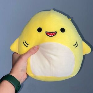 Yellow Shark Chandler Squishmallow 8 inch